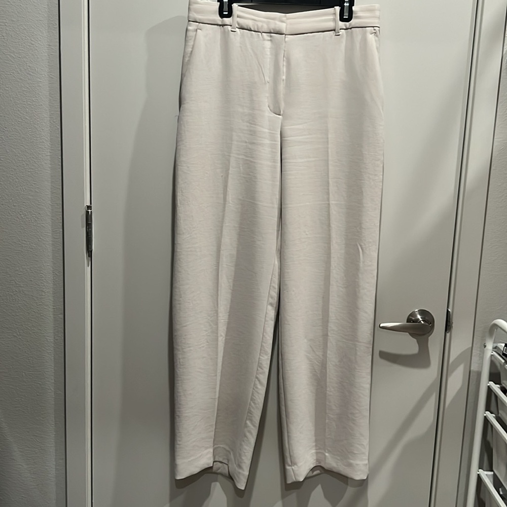 Aritzia Wilfred Author Pant - Matte Pearl, Size 12